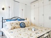 惬意的地中海风格50平米一居室卧室装修效果图