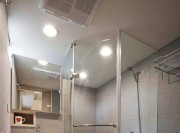 自然中式风格50平米小户型卫生间浴室柜装修效果图