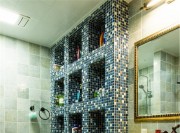 优雅美式风格50平米小户型卫生间浴室柜装修效果图
