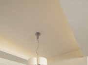 实木简中式风格80平米一居室餐厅吊顶装修效果图