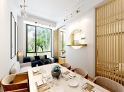 怡然自得的日式风格40平米一居室餐厅装修效果图