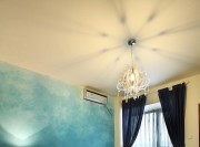 梦幻湖蓝的地中海风格60平米公寓卧室装修效果图