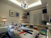简约地中海风格80平米二居室卧室装修效果图