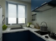 情趣十足的地中海风格110平米三居室厨房装修效果图