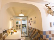 绚烂多彩的地中海风格70平米一居室餐厅装修效果图