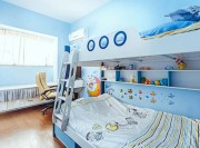 梦幻地中海风格50平米一居室卧室装修效果图