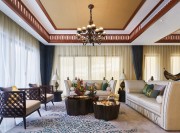 独特的东南亚风格150平米别墅客厅装修效果图