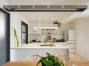 绿意盎然日式风格100平米三居室厨房橱柜装修效果图