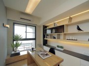 现代温馨日式风格120平米四居室书房壁橱装修效果图