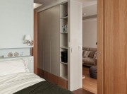 休闲简洁日式风格70平米一居室卧室衣柜装修效果图