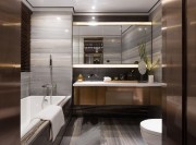 宁静舒适中式风格150平米四居室卫生间浴室柜装修效果图