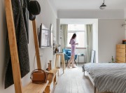 简洁的北欧风格60平米公寓卧室装修效果图