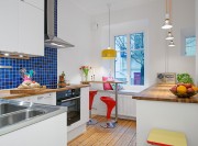 洁白欧式60平米小户型厨房橱柜装修效果图