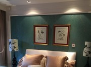 高贵典雅欧式风格90平米二居室卧室背景墙装修效果图