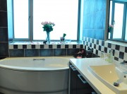 流金岁月欧式100平米三居室卫生间浴室柜装修效果图