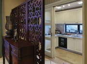 欧式优雅大气130平米三居室厨房橱柜装修效果图