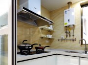 北欧混搭休闲120平米三居室厨房橱柜装修效果图