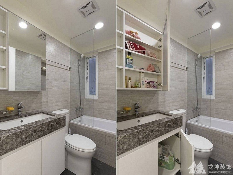 古典设计欧式风格110平米三居室卫生间浴室柜装修效果图