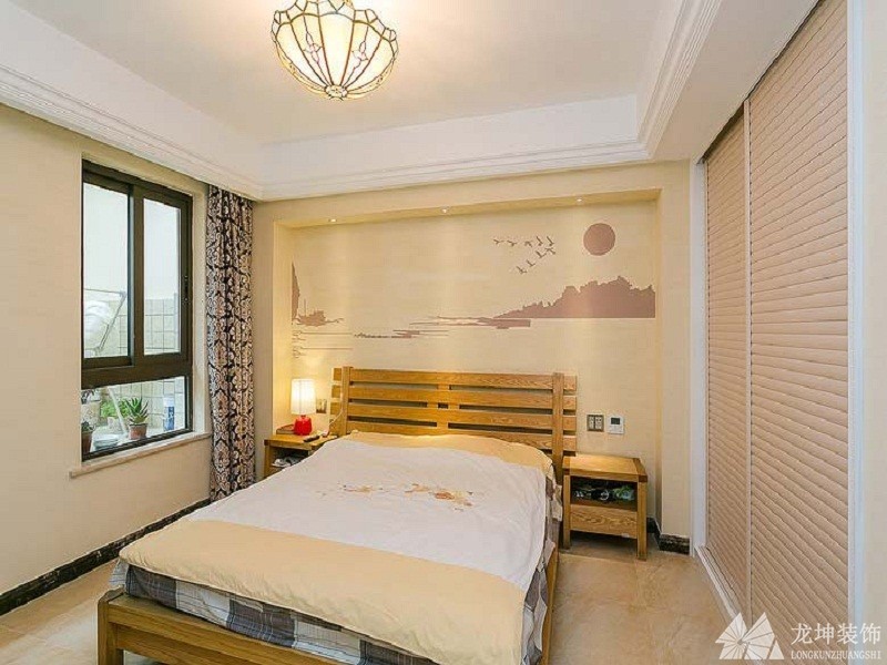古典设计欧式风格110平米三居室卧室吊顶装修效果图