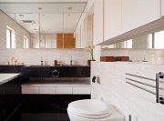 北欧森系舒适220平米别墅卫生间浴室柜装修效果图