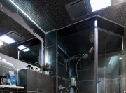 红黑色系欧式风格220平米别墅卫生间浴室柜装修效果图
