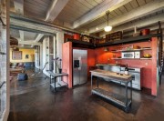 复古精致欧式风格220平米别墅厨房吧台装修效果图