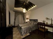 古典精致中式风格130平米四居室卧室吊顶装修效果图