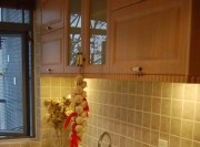 华美精致中式风格100平米三居室厨房橱柜装修效果图