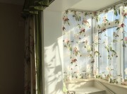 温润清新田园风格80平米二居室客厅窗帘装修效果图