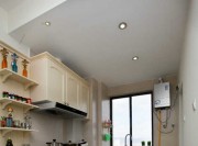 舒适浪漫田园风格90平米二居室厨房橱柜装修效果图