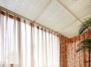 田园个性休闲80平米二居室客厅窗帘装修效果图
