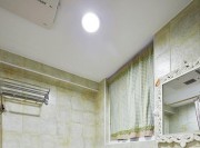 白色温馨田园风格120平米三居室卫生间浴室柜装修效果图