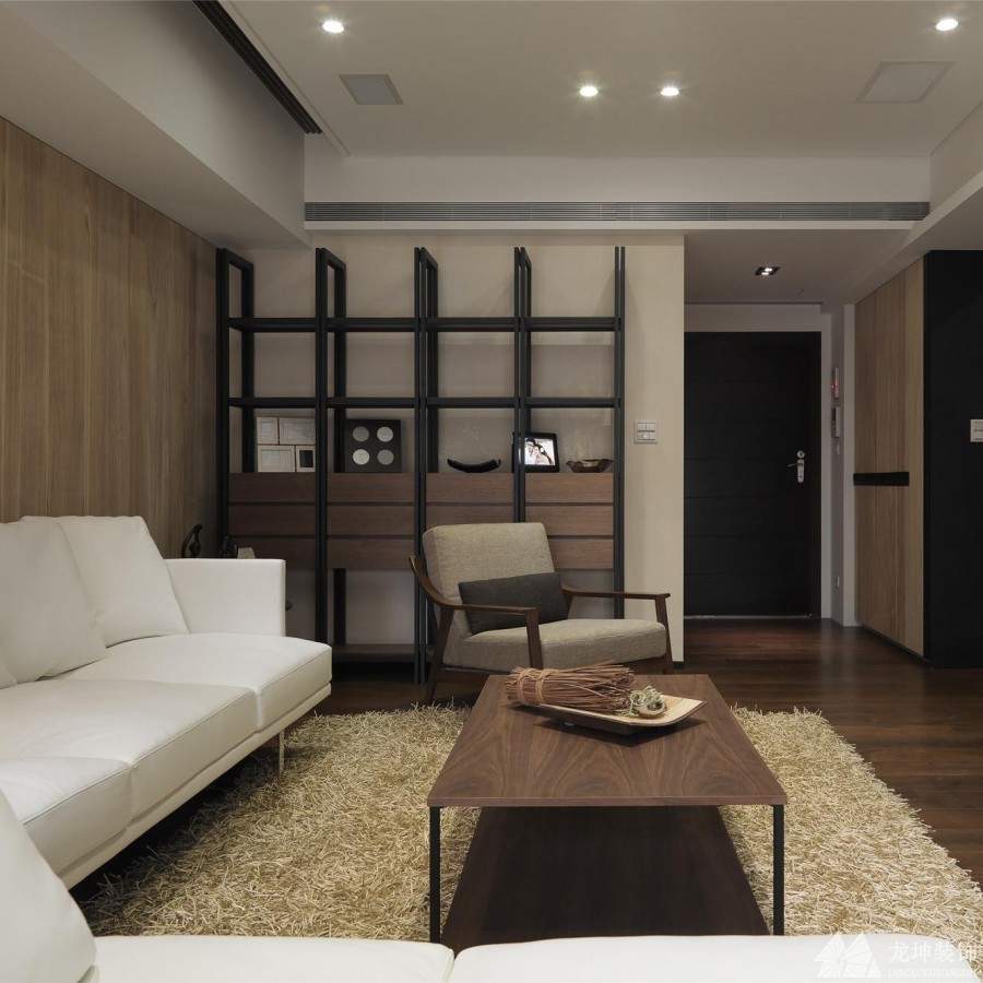 简致温馨现代简约风格90平米二居室装修效果图