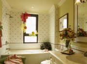 现代美式田园风格240平米别墅卫生间浴室柜装修效果图