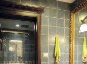 随性别致美式风格110平米三居室卫生间浴室柜装修效果图