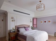 清新现代简约风格110平米三居室卧室吊顶装修效果图